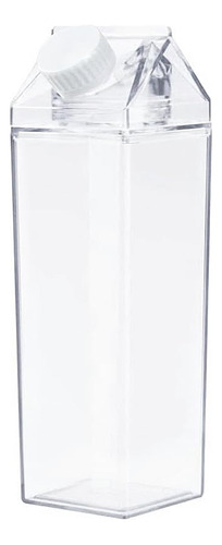 Corvelia Cute Clear Milk Carton Botella De Agua Portátil Dri