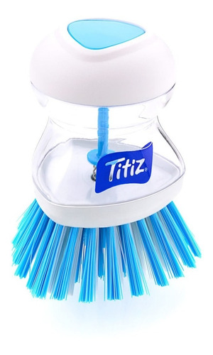 Cepillo Lavaplatos Antibacterial Con Dosificador