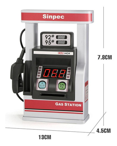 2 Juego De Estación De Servicio De Gas Para Niños Con