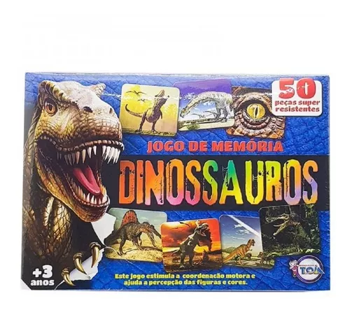 Jogo Da Memoria Dinossauros Cartas Dinossauro Jogo Tabuleiro