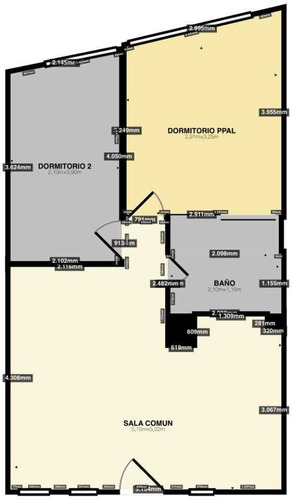 Imagen 22 de 24 de Departamento 1 O 2 Dormitorios Cercano A Congreso Nacional