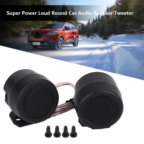 Pacote Com 2 Alto-falantes Redondos Para Carro, 12 V, 500