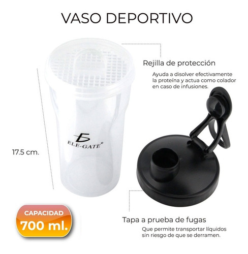 Botella De Agua Deportiva De 700ml