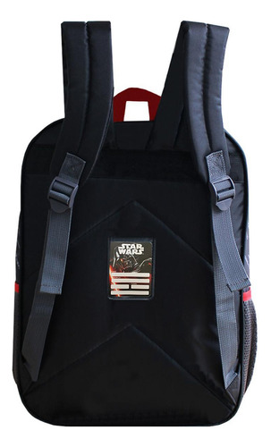 Mochila De Costas Escolar Star Wars Darth Vader Luxcel Cor Água