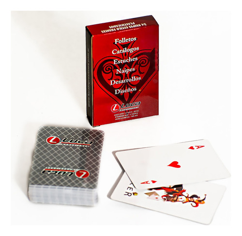  Mazos De Naipes/cartas Poker Personalizados Francesas