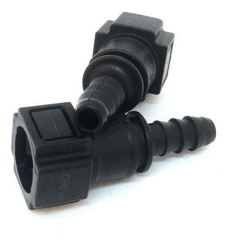 Imagem 3 de 3 de Kit Com 6 Conector Quick Engate Rápido 5/16 X 5/16 Qc3001