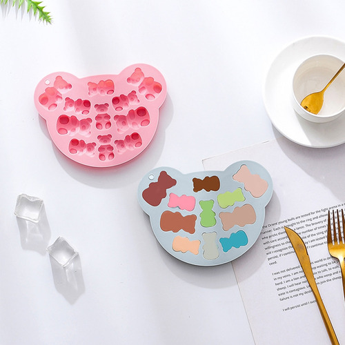 (pk) Cavities Silicone Fondant Moulds Baking Tool Bear