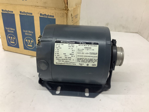 Westinghouse 6k948 Ac Motor 1/4hp 115v 1725rpm 48yf 5.8a Dda