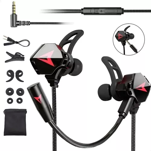 Auriculares Alambricos Gamer Con Microfono Integrado y Cable de