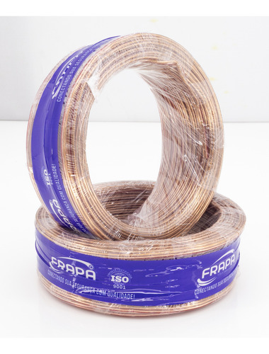 Fio Cabo Paralelo Cristal Automotivo Bicolor 2x0,75mm 100mts