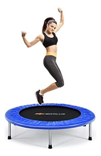 Goplus Mini Trampolín Plegable, 38 Pulgadas