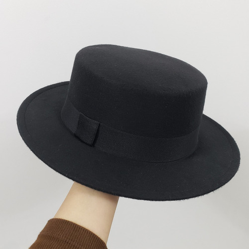 Sombrero Porkpie Adulto Hombre Mujer Unisex Fieltro Hat