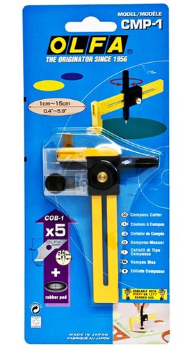 Cutter Olfa Cmp-1 Compas De Corte Cortar Círculos Hasta 15cm