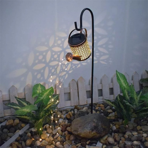 Novo Luz De Jardim Solar Conduzida Com Regador De Fio De .