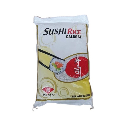 Arroz Macan Calrose 20 Kg Calidad Premium Para Sushi O Gohan