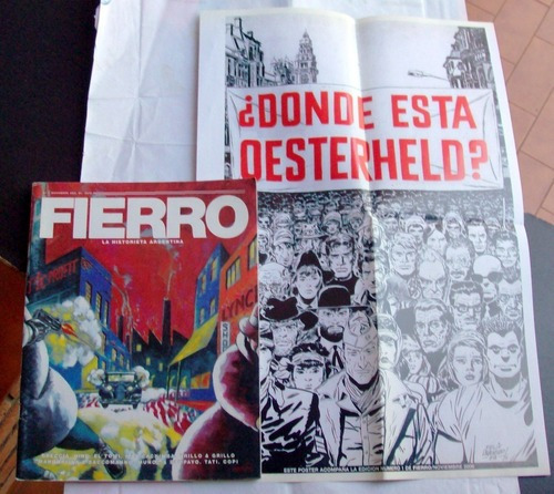 Revista Fierro Nº 1 * Poster ¿ Donde Esta Oesterheld ? 200