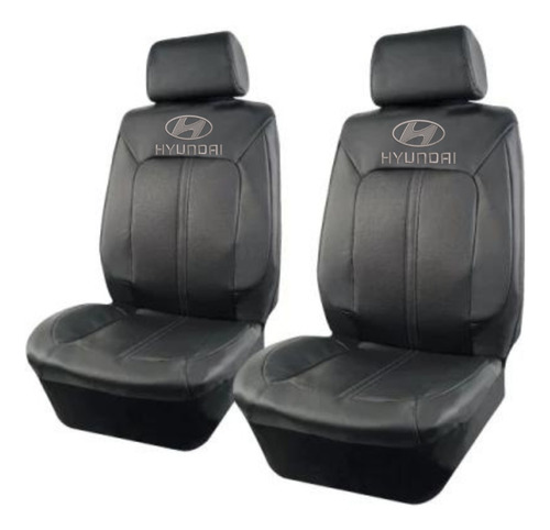 Cubreasiento Funda Delantero Ecocuero Camioneta Logo Hyundai