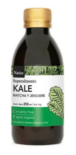 Jugo De Kale + Matcha + Jengibre Natier X 250 Ml