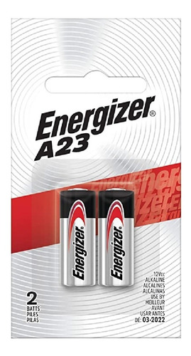 2 Baterias Alcalina Energizer A23 12v Bpz2