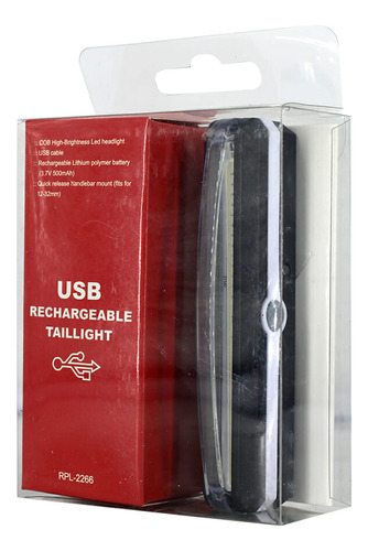Kit De Lámparas De Bicicleta Delantera Y Trasera