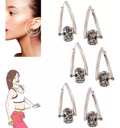 3 Pares De Pendientes De Pérdida De Peso De La Mujer De Moda