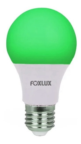 Lampada Bulbo Led 7w Colorida Bivolt A60 E27 Fox Lux 5 Pçs
