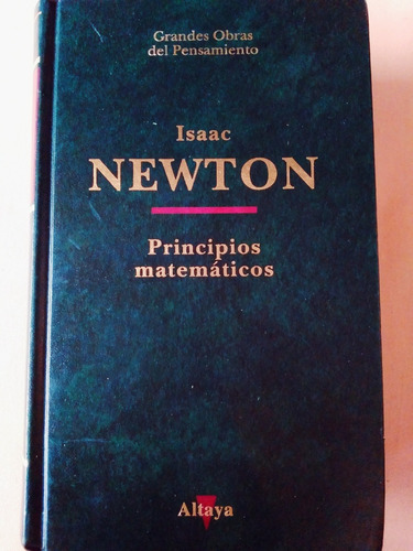 Principios Matemáticos En Vinil Duro, Altaya.