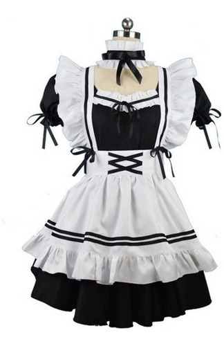 Kawaii Lolita Maid Set Traje Cosplay Conjunto