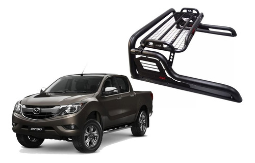 Barra Antivuelco Safari Con Parrilla Mazda Bt50 2013-2021