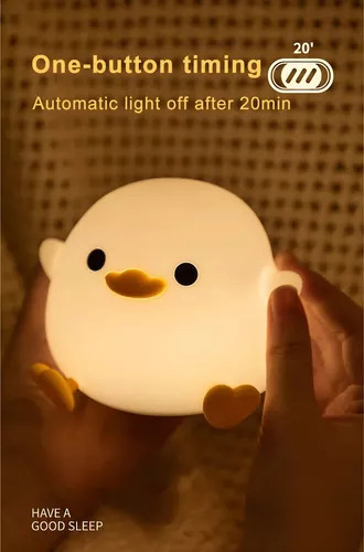 Pretty Duck Night Light Duck Luz Nocturna Para Niños, Led