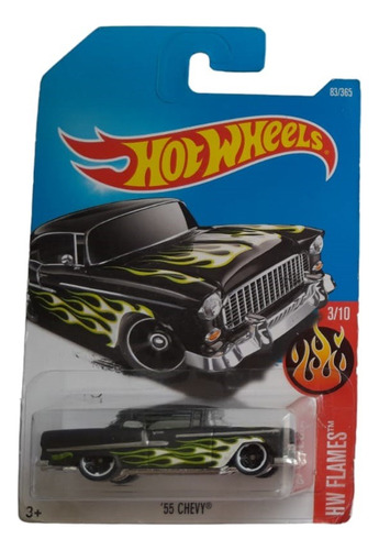 Hot Wheels Chevy 1955 #83de Flamas El Mejor!