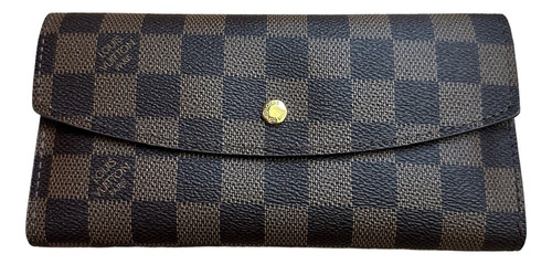 Cartera Monedero Louis Vuitton Emilie Canvas Damier Ebène