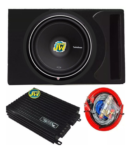 Combo Subwoofer Rockford P2 12 + Sound Magus + Cajon Y Cable