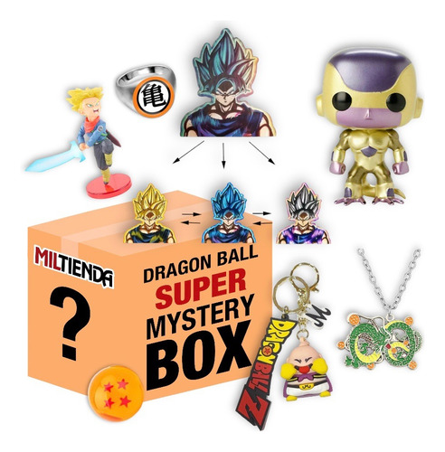 Dragon Ball Mystery Box Figura Accesorios Funko Y+ Miltienda