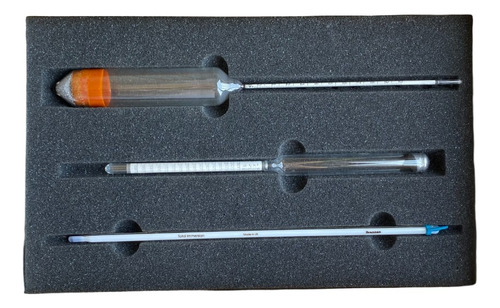 Kit De Laboratorio Para Viñas: Mostimetros Y Termometro
