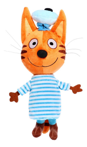 Gato Ruso De Peluche Kidecats Modelo Korzhik Parlante Suave Color