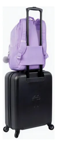 Mochila Escolar Para Mujer Porta Laptop 14 Trik M Totto Color Violeta  Diseño de la tela Liso