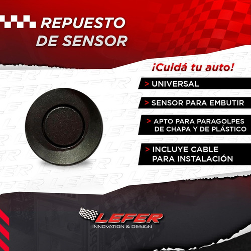 Imagen 3 de 10 de Sensor De Estacionamiento Sueltos- Repuesto X Unidad