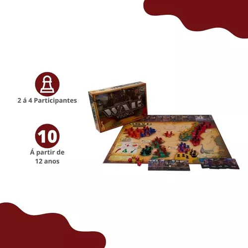 Grow Jogo De Tabuleiro War Vikings Jogo Da Estrategia Original