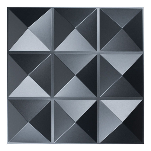 Paneles 3d Pvc Diamante - ¡caja Con 10 Piezas (2.5 M2)!