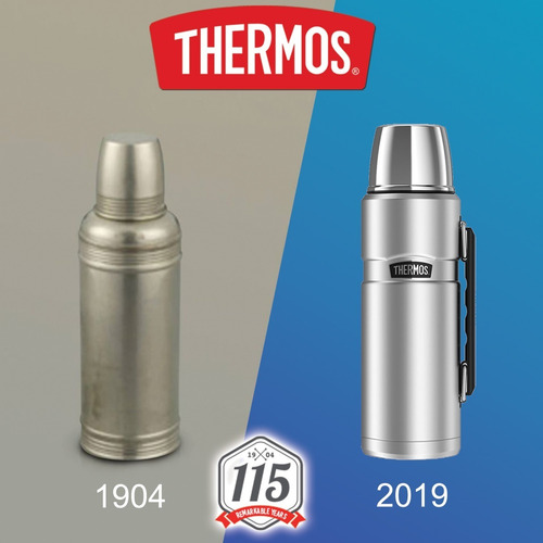 Imagen 9 de 10 de Termo Thermos Manija 1.2 Acero Inoxidable 24 Hs Frio/calor