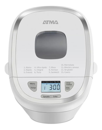 Horno De Pan Atma Hpat24w Digital 13 Programas 550w Fabrica