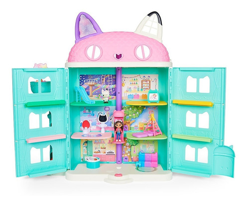Casa de bonecas Spin Master Sunny Gabby S Dollhouse 3063  3063 cor azul-turquesa