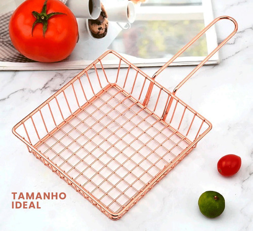 05 Cestos Grande P/ Servir Porções Frango Frituras Batata