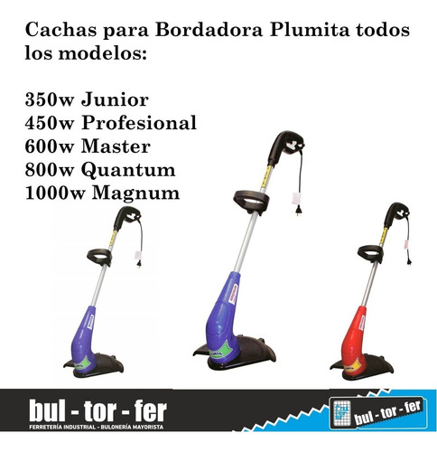 Imagen 5 de 8 de Protector Desmontable Cubre Tanza Bordeadora Plumita