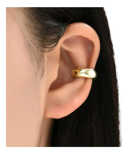 Earcuff Elegante Aesthetic Baño Oro 18k Tendencia Regalo