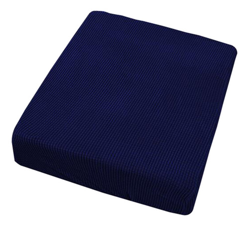2pcs 1 Seater Sofá Elástico Azul Futon Asiento Banco
