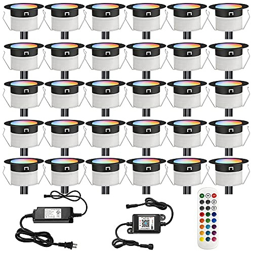 Kit De Luces Led Cubierta, 30 Piezas De 1.22 Wifi Contr...