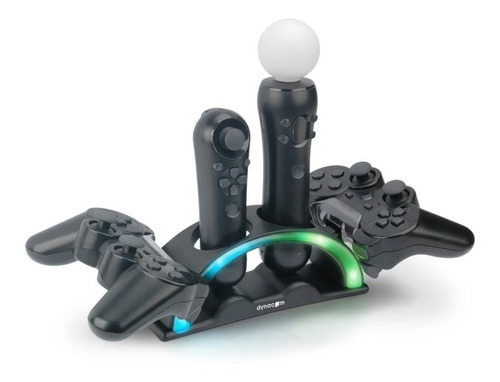 Imagen 3 de 9 de Cargador Dynacom Para 2 Joysticks Y Controles Move