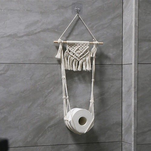 Bolsa De Malla Para Almacenamiento De Papel Higiénico Para .